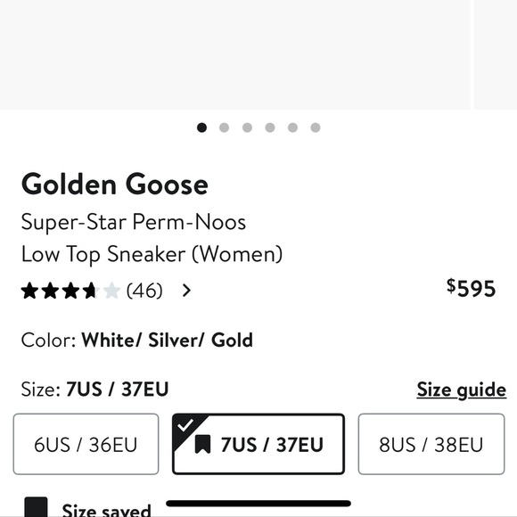 Golden Goose Super Star Low Top Sneakers - Picture 3 of 5